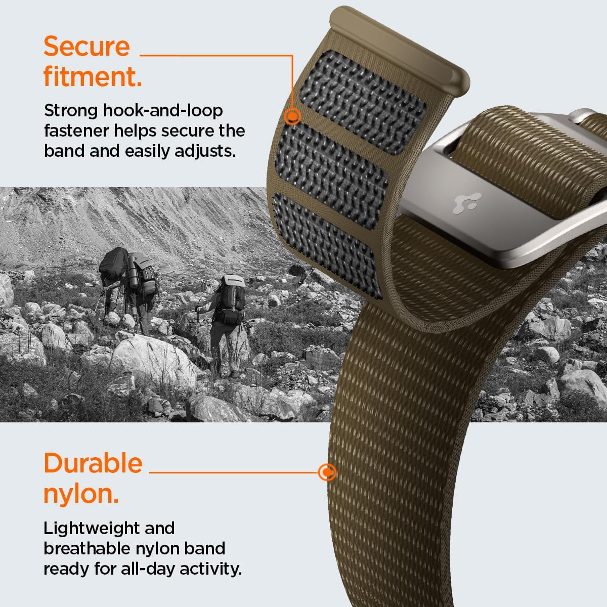 Durapro Flex Ultra Designed for Apple Watch Band for Apple Watch Ultra 2/Ultra 49Mm, Series 10 46Mm, 9/8/7 45Mm, SE2/SE/6/5/4 44Mm, 3/2/1 42Mm Adjustable Solo Loop Band Strap