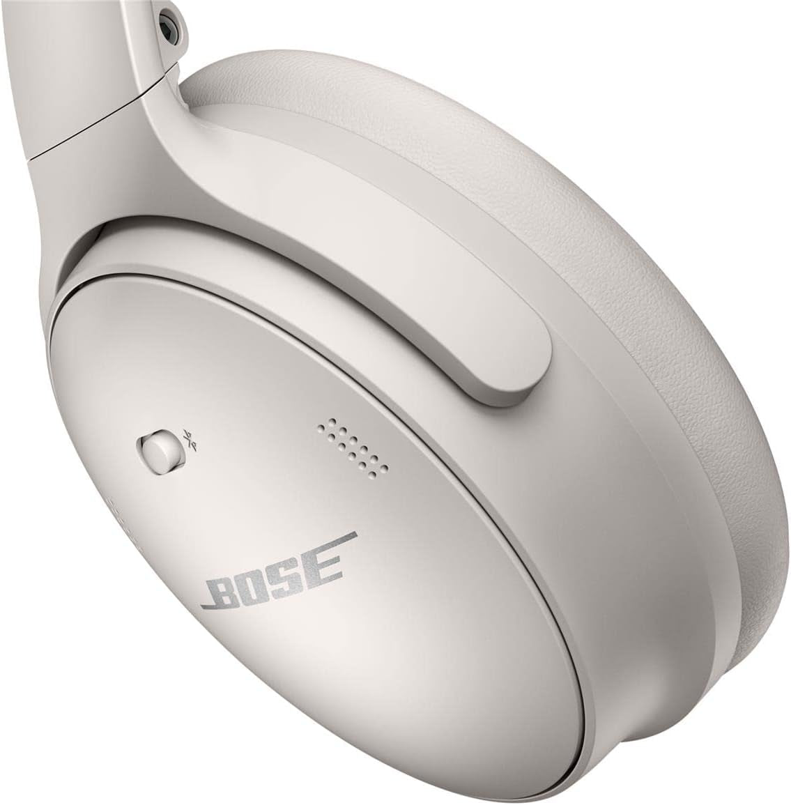 Quietcomfort 45 Wireless Bluetooth Noise Cancelling Headphones, Over-Ear Headphones with Microphone, Personalized Noise Cancellation and Sound, White Smoke
