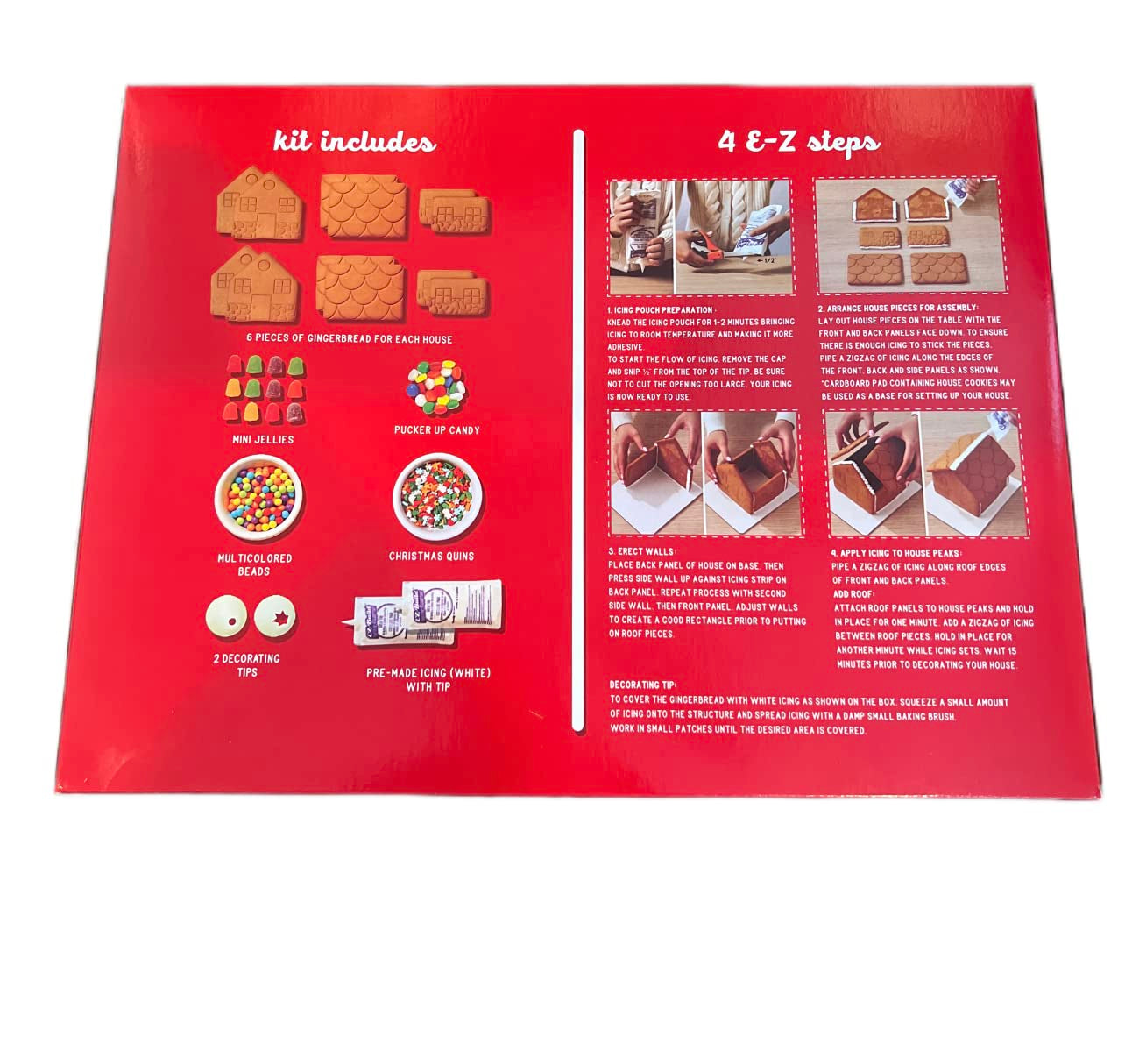 E-Z Build Gingerbread Houses, Value 2-Pack, 46.1 Ounces