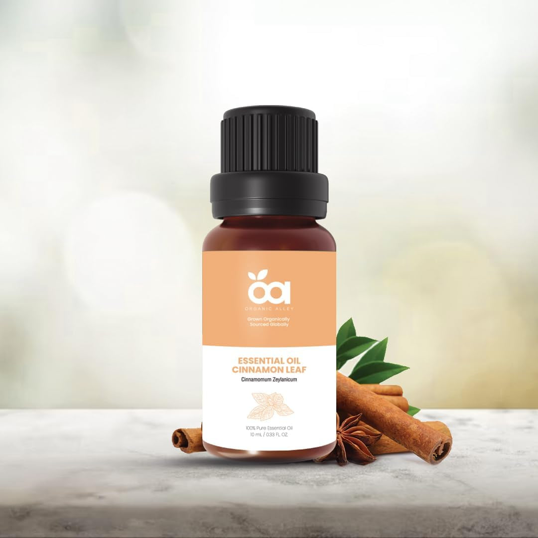 Cinnamon Leaf Essential Oil by  | 100% Pure & Natural Cinnamomum Verum Essential Oil | Perfect for Aromatherapy & Home Fragrance (0.33 Fl Oz, Cinnamon Leaf) TLBH