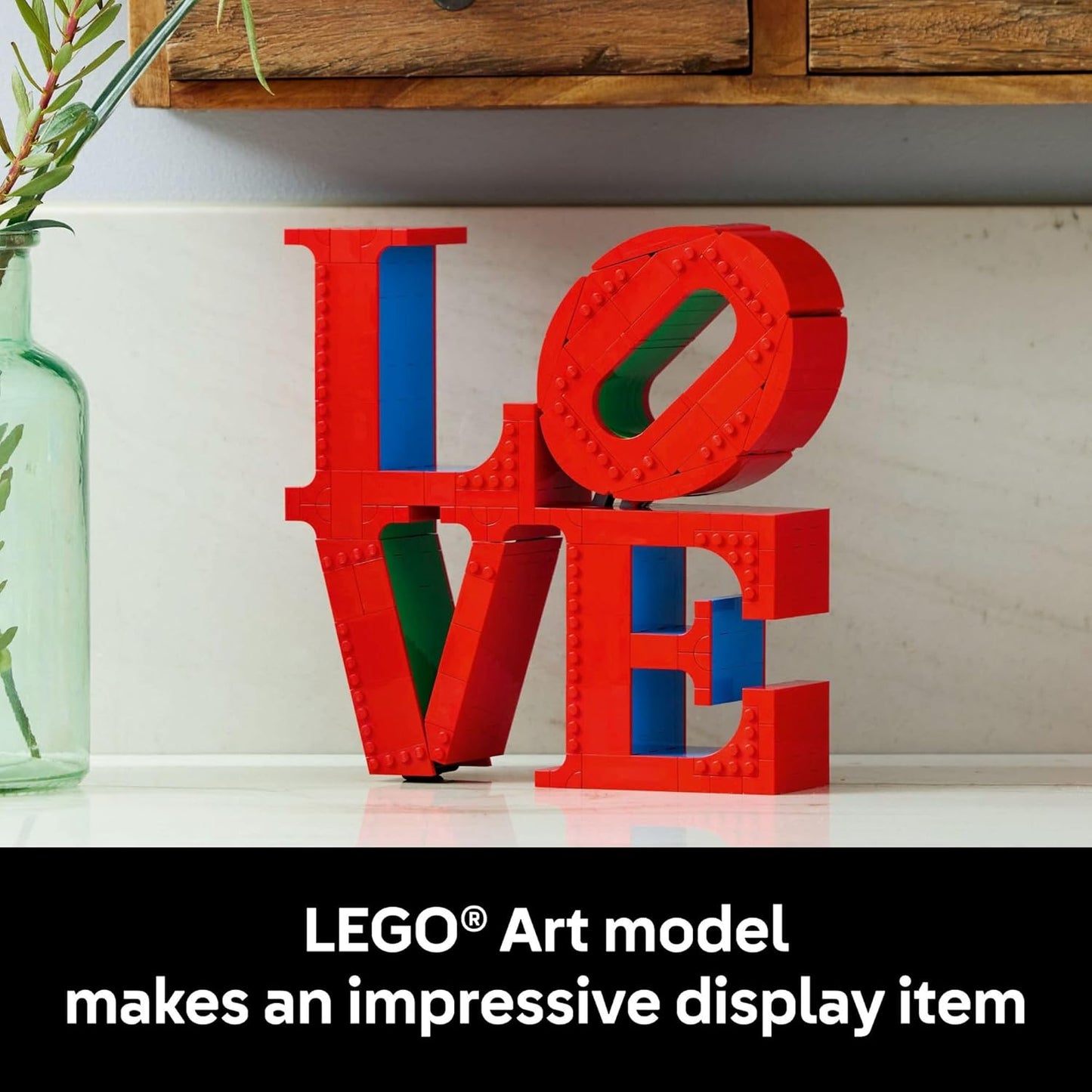 Art Love Collectible Building Sets - DIY Kits for Adults, Ages 18+ - Crafts for Home Decor & Display - Gift Ideas for Valentine'S Day, Birthdays, & More - 31214