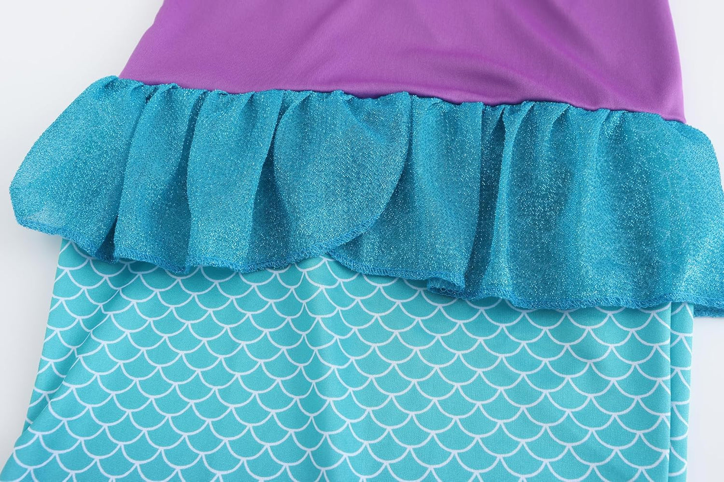 Mermaid Costume Dress Girls Kids Ariel Princess Dress Halloween Costumes Cosplay Birthday Pary