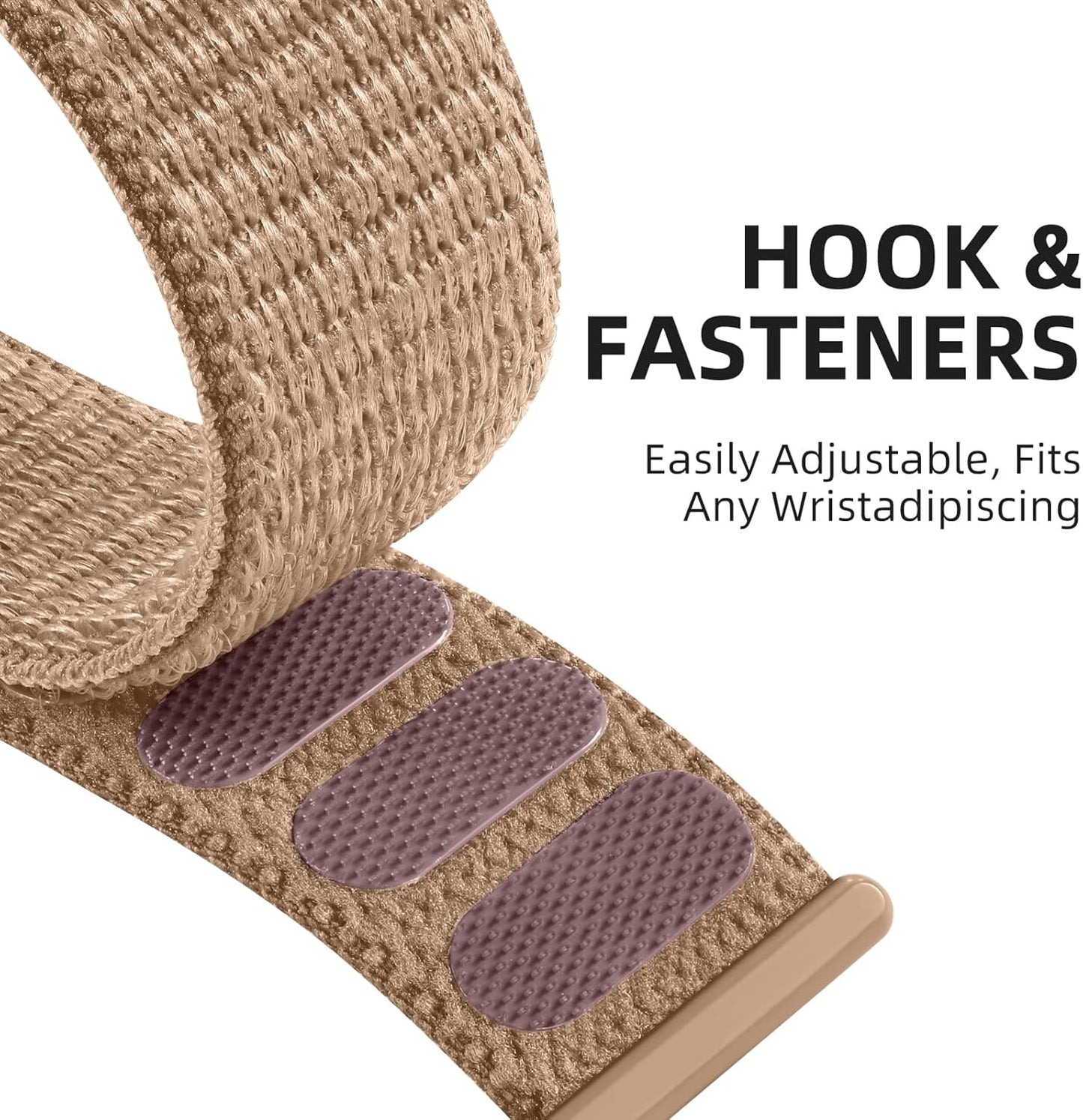 Sport Nylon Loop Strap Compatible with Apple Watch Bands