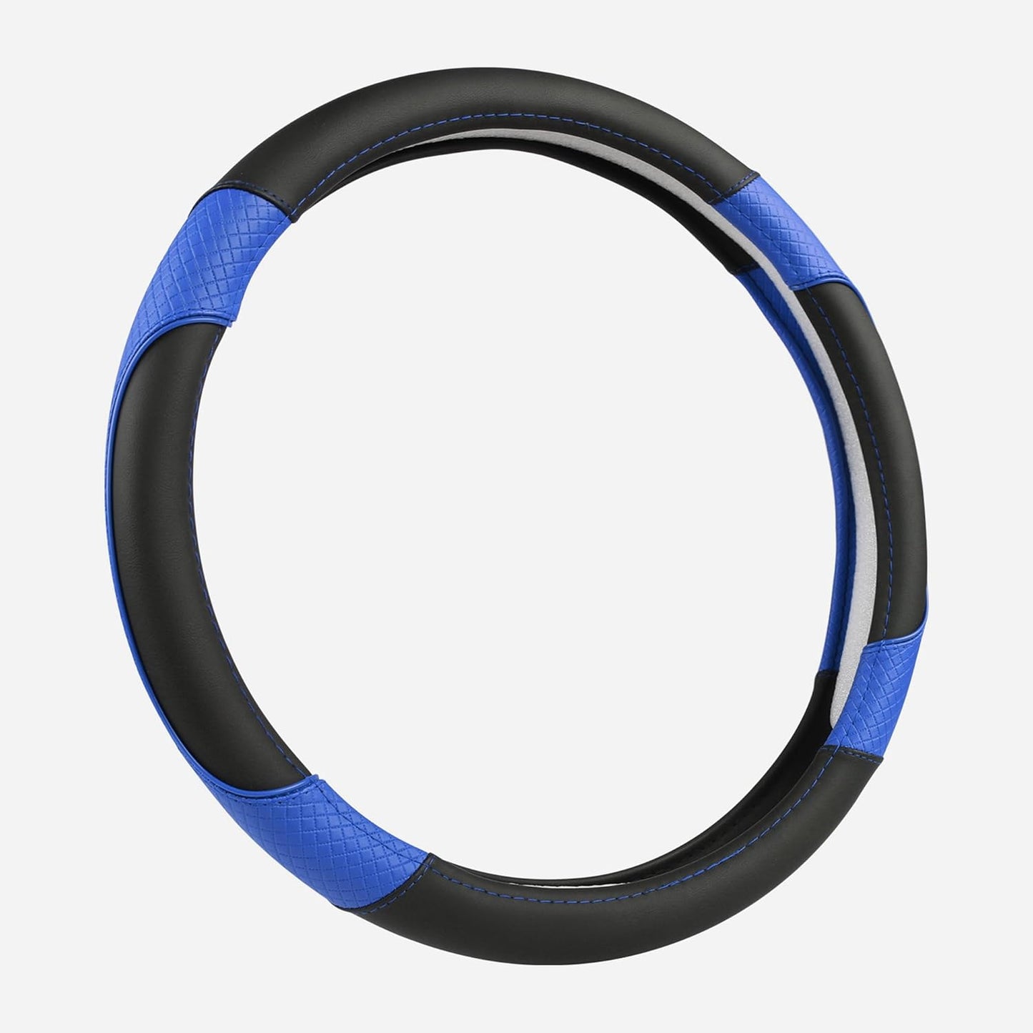 Steering Wheel Cover for Toyota, Auto Car Steering Wheel Cover for Toyota Highlander 4Runner Tacoma Corolla Camry - Black+Red Trim