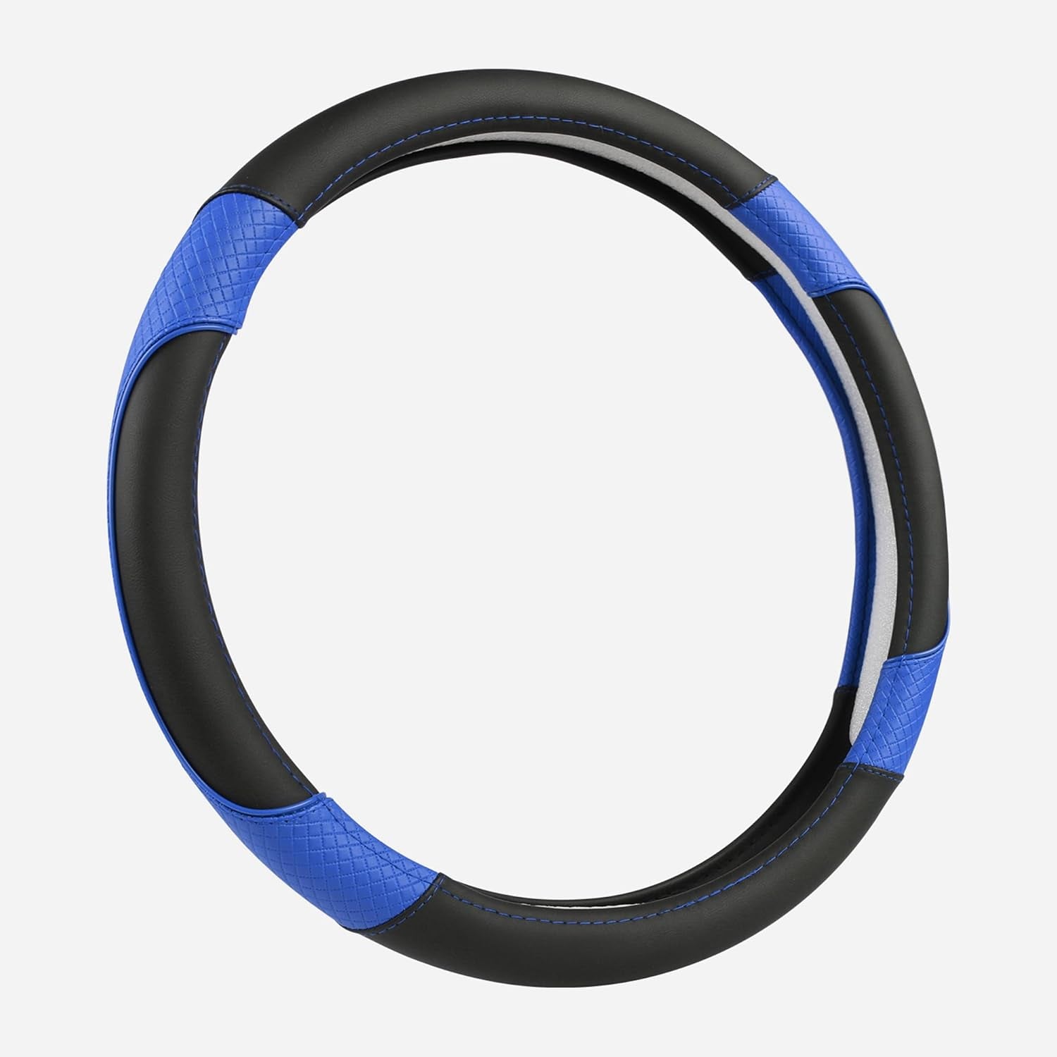 Steering Wheel Cover for Toyota, Auto Car Steering Wheel Cover for Toyota Highlander 4Runner Tacoma Corolla Camry - Black+Red Trim