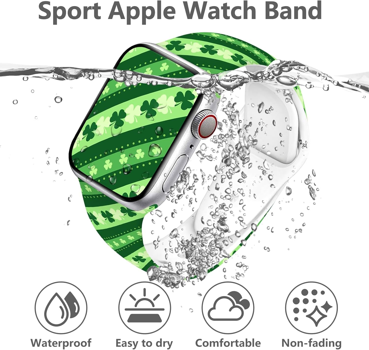 Holidays Watch Band Compatible with Apple Watch Series 10 9 8 7 6 5 4 3 Ultra SE for Women Men, Strap Replacement for Iwatch 38Mm 40Mm 41Mm 42Mm 44Mm 45Mm 46Mm 49Mm