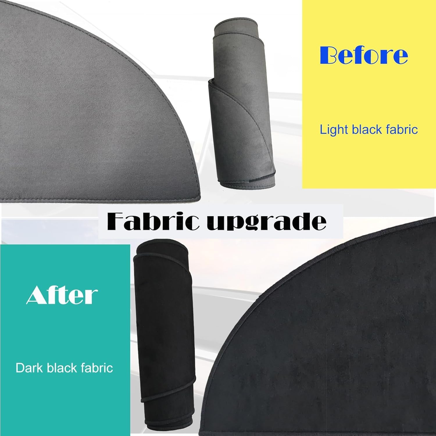 Dash Cover for Tesla Model Y Model 3 Accessories Dashboard Cover Dash Mat Plastic Interior Complements Protection for Tesla Model Y 2024 2023-2020 and Model 3 2023-2017 (Black-My&M3)