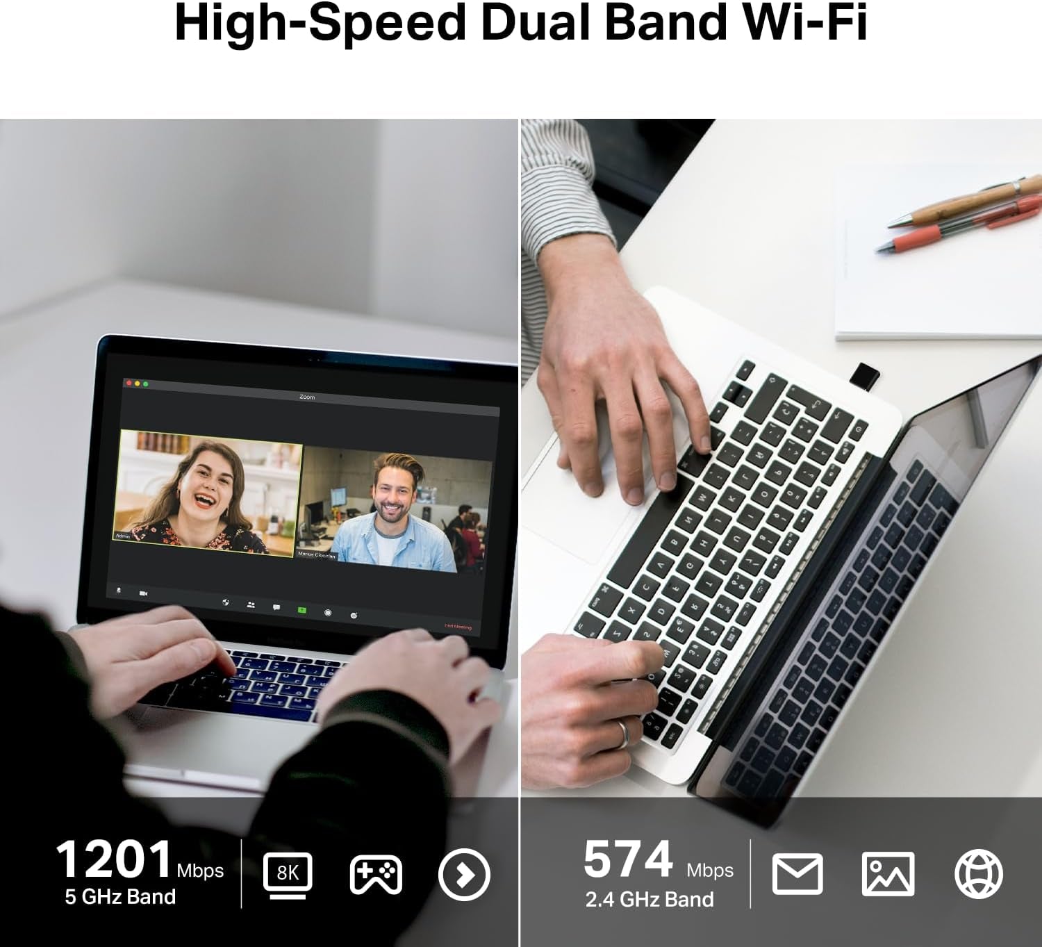 Nano USB Wifi 6 Adapter for Pc(Archer TX20U Nano)- AX1800 2.4G/5G Dual-Band Wireless Network Transceiver Adapter for Desktop PC, OFDMA, MU-MIMO, WPA3, Travel Size, Supports Windows 11/10