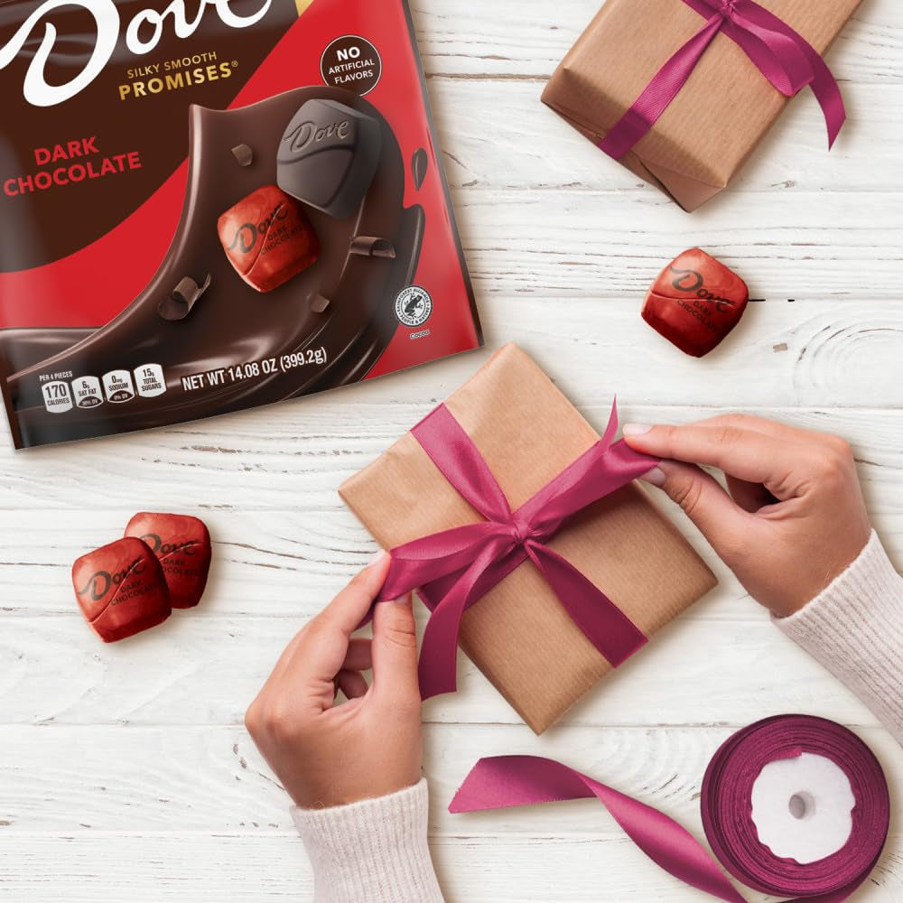 Promises Valentine'S Day Dark Chocolate Candy Gifts, 14.08 Oz Bag