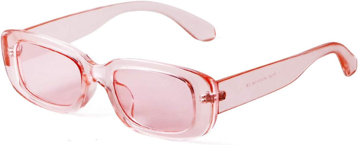 Rectangle Sunglasses for Women Men Retro 90S Sunglasses Womens Trendy Rectangular Sun Glasses Y2K Unisex Stylish 2025