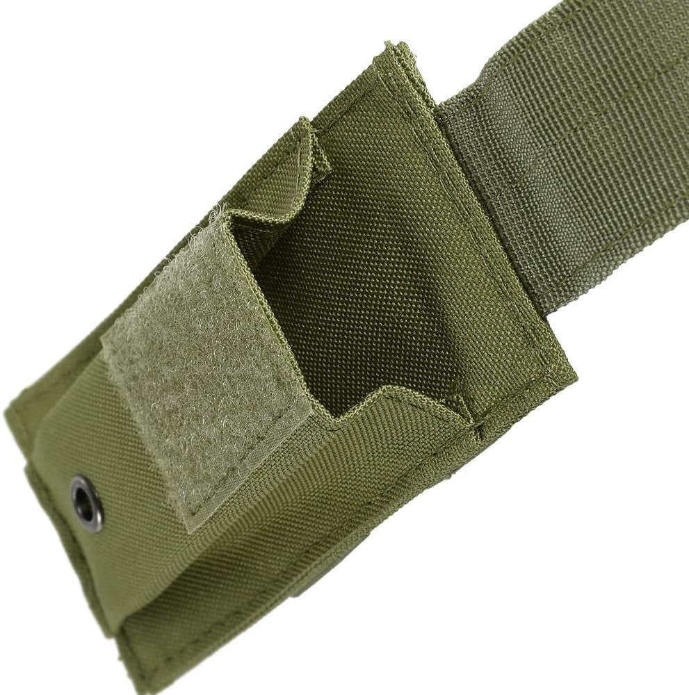 Tactical Single/Double Pistol Mag Pouch Outdoor Molle Open-Top Magazine Pouch for Glock M1911 92F