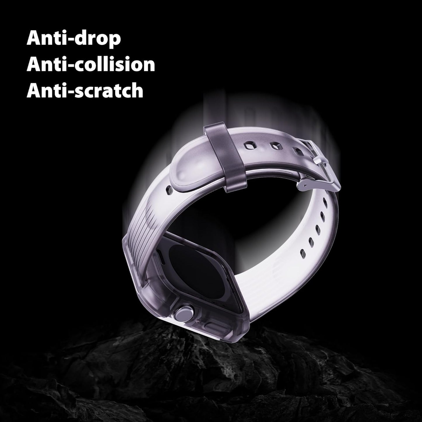 Bands Compatible with Apple Watch 38Mm 40Mm 41Mm 42Mm 44Mm 45Mm Series 9 8 7 6 5 4 3 2 1 SE SE2 Replacement Strap for Iwatch Sports Bands with Case Men Women