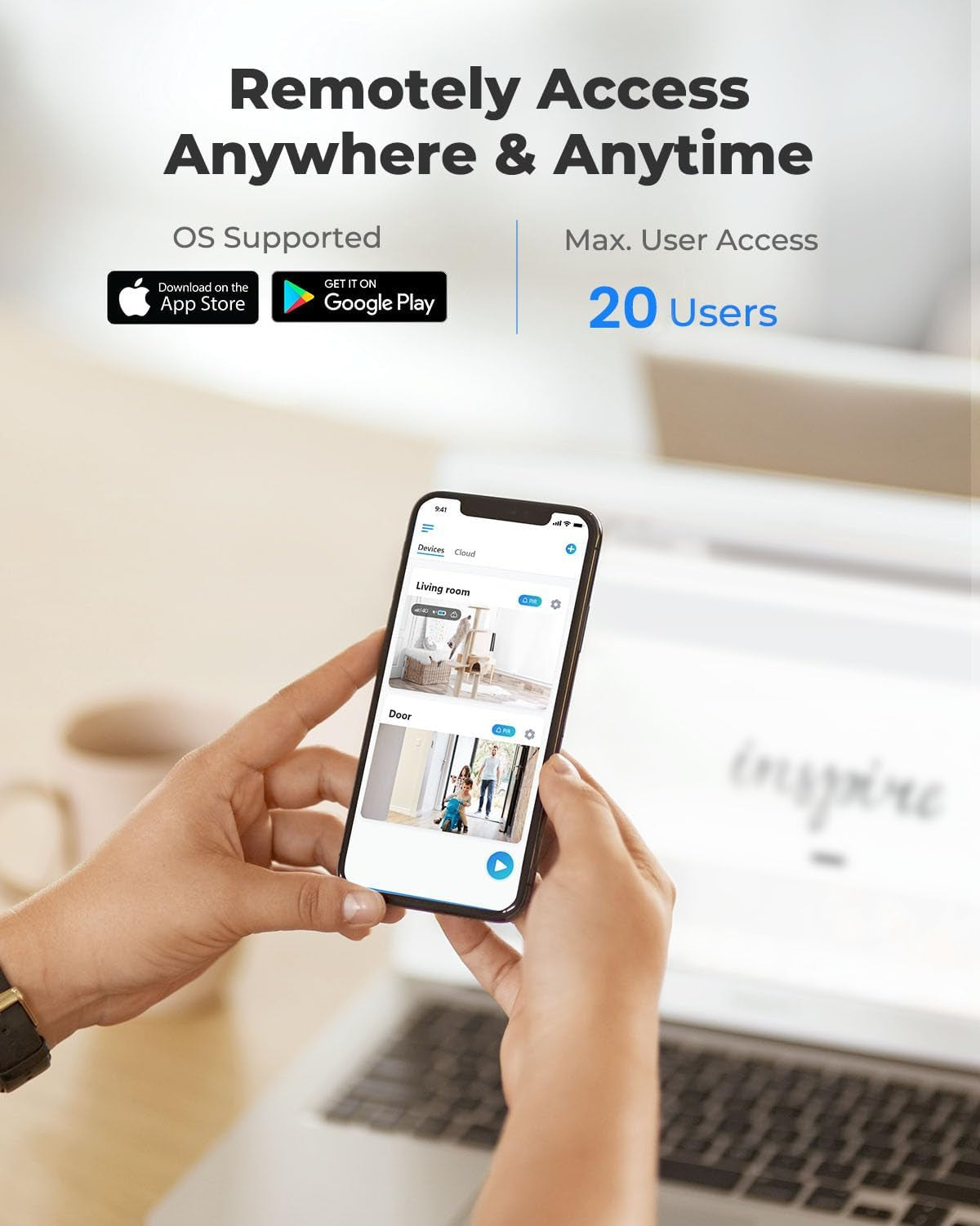 8CH 5MP Home Security Camera System, 6Pcs Wired Outdoor Poe IP Cameras with Person/Vehicle/Pet Detection, 4K/8MP 8CH NVR with 2TB HDD for 24-7 Recording, RLK8-410B6-5MP TRUCK DRIVER