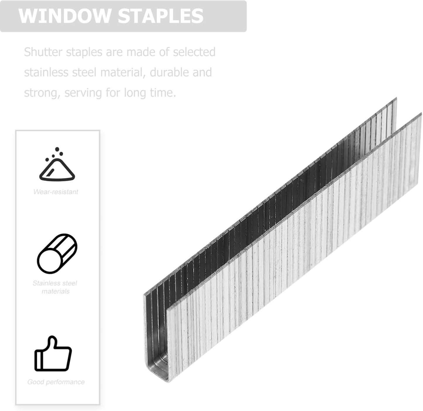 40Pcs Shutter Nails Shutter Staples Plantation Shutter Repair Kit Blinds for Windows Indoor Window Shutters Wood Shutters Exterior Plantation Shutters Tilt Rod Standard Staples