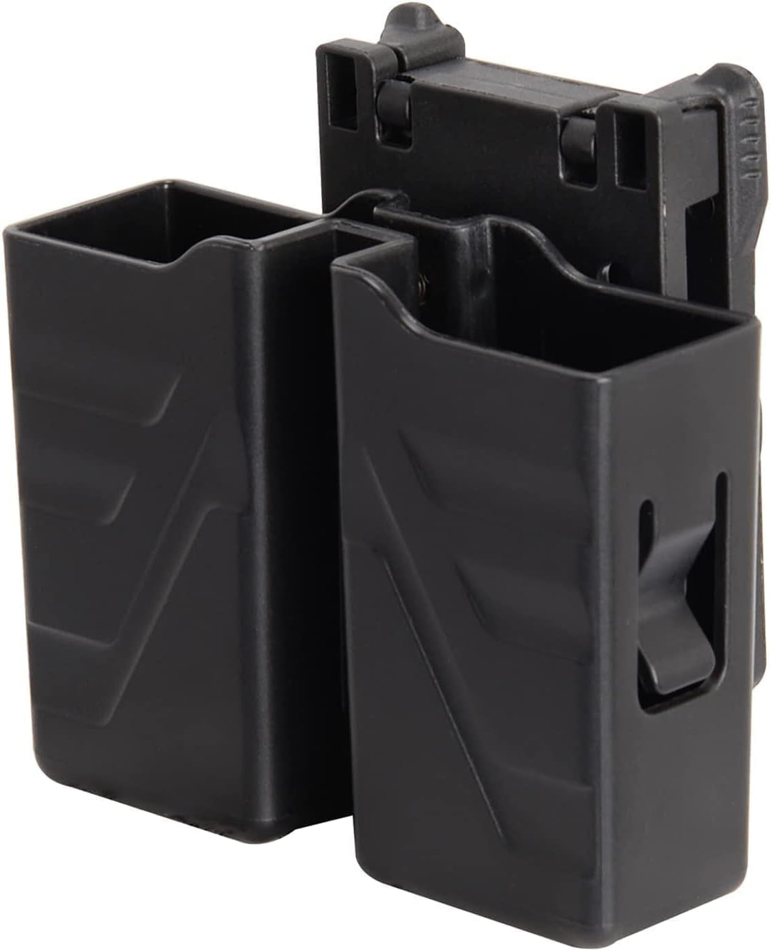 Double Magazine Holster, Universal Magazine Holder Fits 9Mm/.40 Dual Stack Mag, Magazine Pouch with Belt Clip for Glock/S&W/Ruger/Sig Sauer/Taurus/Cz/Walther Upgraded Solid Polymer Material