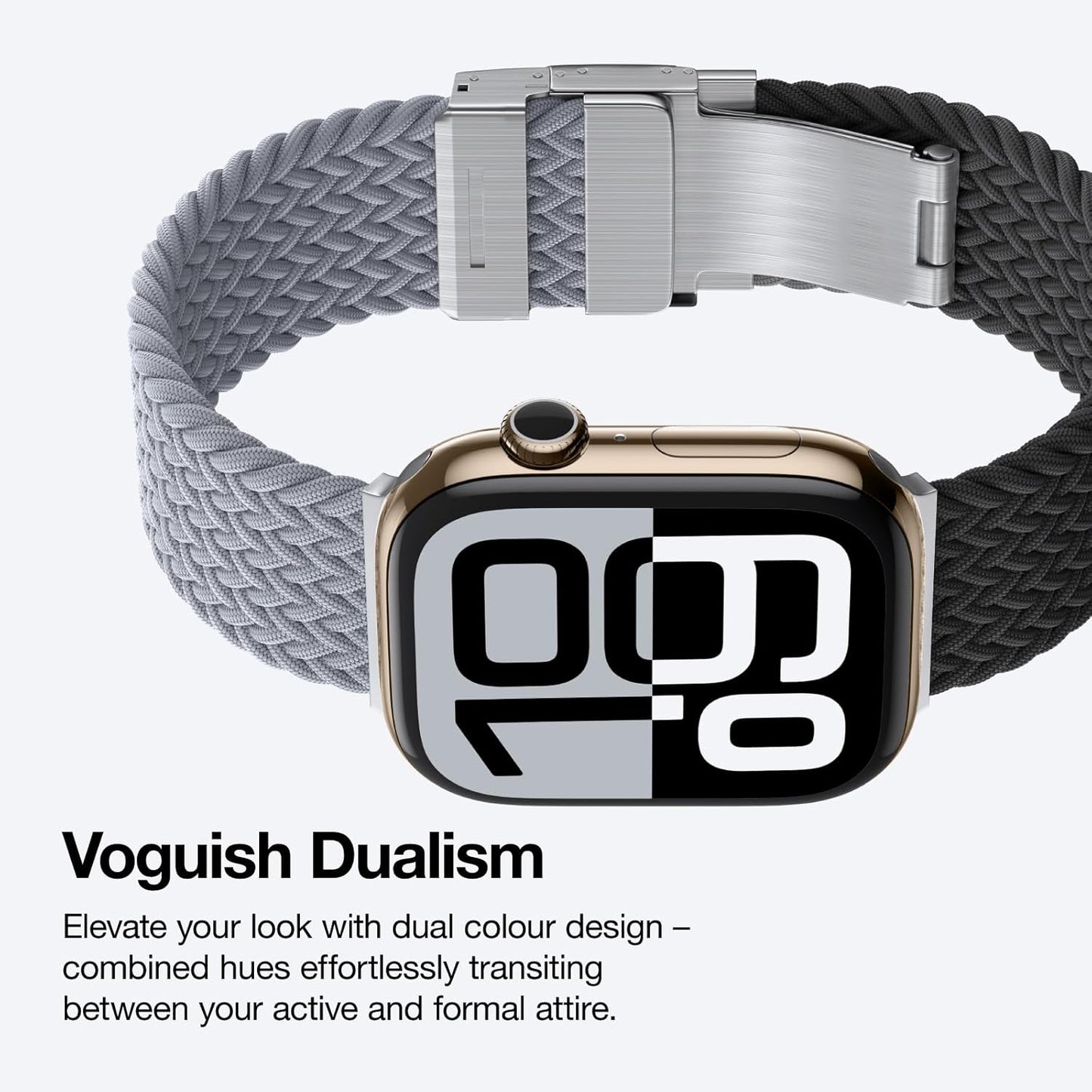 Magnetic Braided Wristbands Compatible with Apple Watch Band 42Mm 44Mm 45Mm 46Mm 49Mm, Elastic Watch Strap for Iwatch Ultra Series 10 9 8 7 6 5 4 3 2 Women and Men, 1 Extra Band for Color Combination