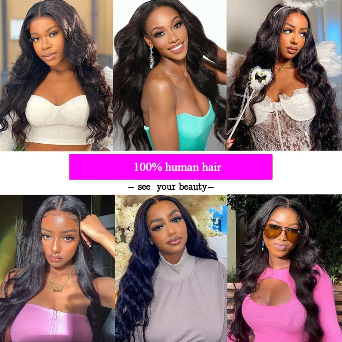 12A Human Hair Bundles 16 18 20 Body Wave 3 Bundles Human Hair 100 Unprocessed Brazilian Virgin Hair Bundles Deals Human Hair Weft Weave Bundles Human Hair Extension Natural Color