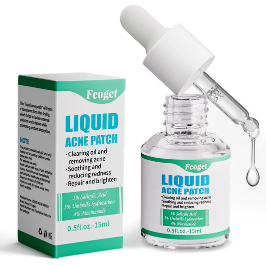 Acne Spot Treatment Serum for Face, with 2% Salicylic Acid & 4% Niacinamide Face Serum, Liquid Pimple Patch for Acne Prone Skin, Soothing Redness, Clearing Oil Skin Care for Teens & Adults