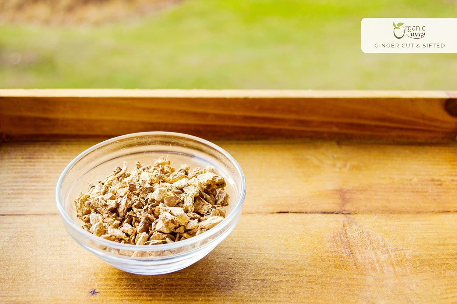 Ginger Root Cut & Sifted (Zingiber Officinale) - Herbal Tea | Kosher & USDA Certified | Vegan, Non-Gmo & Gluten Free | Tested for Heavy Metal and Purity | 100% Raw from India (1LBS / 16Oz) TLBH