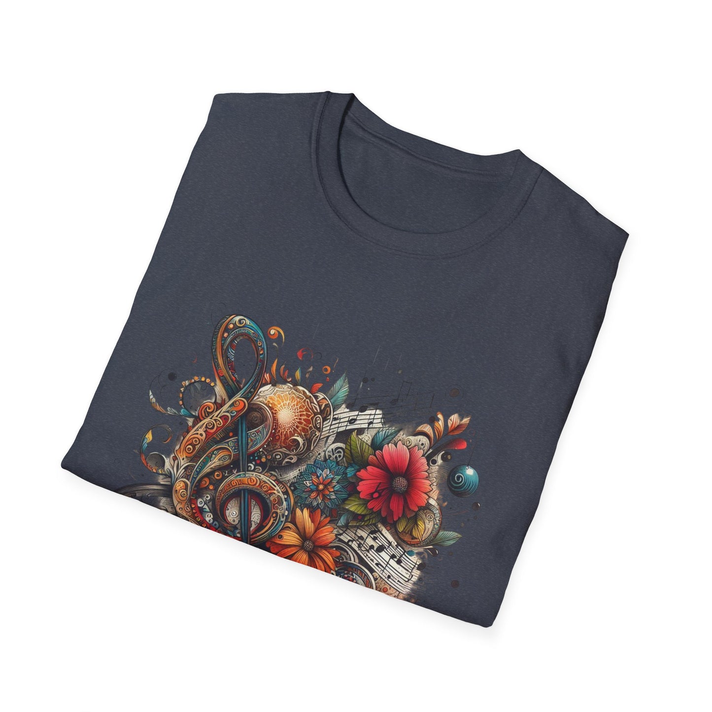 Angie Stone inspired Colorful Artistic Floral Unisex T-Shirt - Graphic Tee for Art Lovers