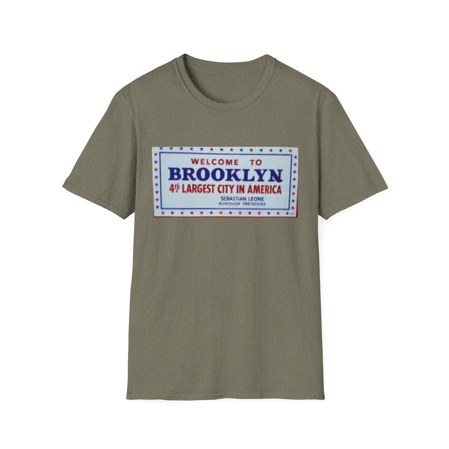 RETRO VINTAGE WELCOME TO BROOKLYNN NY Unisex Softstyle T-Shirt