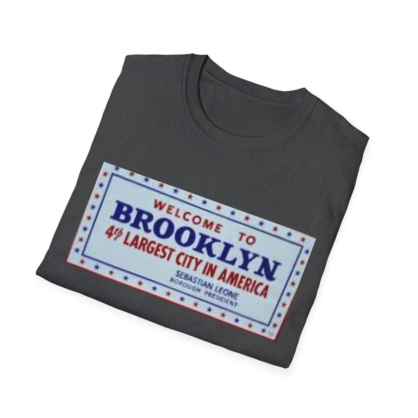 RETRO VINTAGE WELCOME TO BROOKLYNN NY Unisex Softstyle T-Shirt