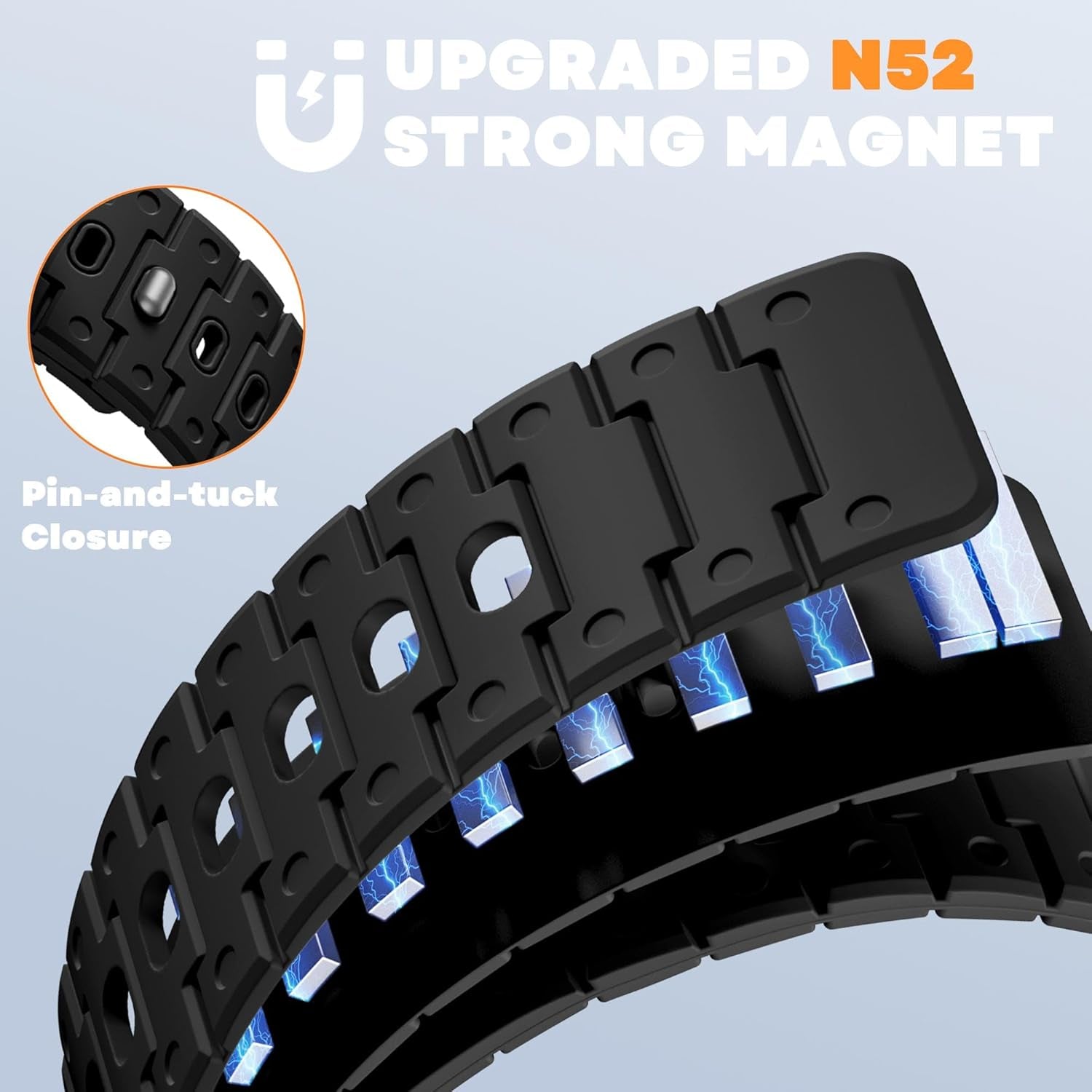 R-Nylon Fidlock Magnetic Buckle Band and Magnetic Watchband for Apple Watch Ultra Band