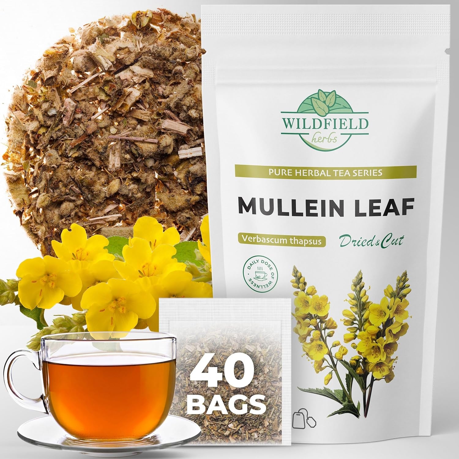 100 Bags Ginger Tea Bags Ginger Root Tea Dry Dried Herb (Zingiber Officinale) - 100 Count 1.5G Tea Bags Ginger Raíz De Jengibre TLBH