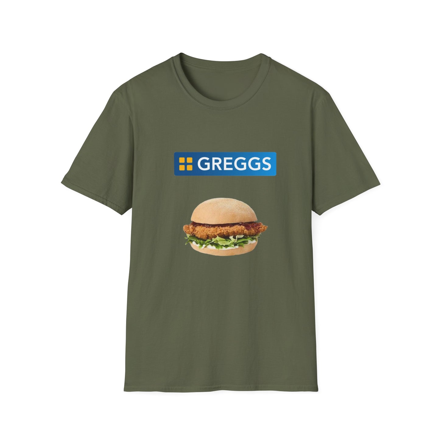 GREGGS Chicken Burger T-Shirt - Unisex Softstyle