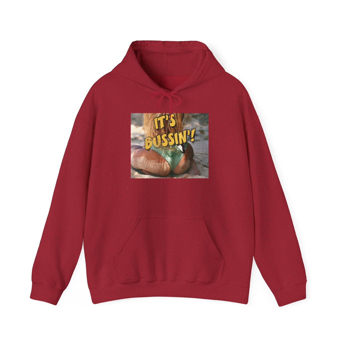 IT'S BUSSIN BEACH BOOTY Unisex Heavy Blend™ Hooded Sweatshirt