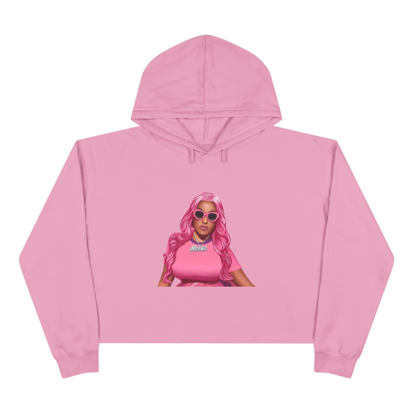 Nicki Minaj HIP HOP Bussin' Boujee CEO Clout Dank Delulu Crop Hoodie