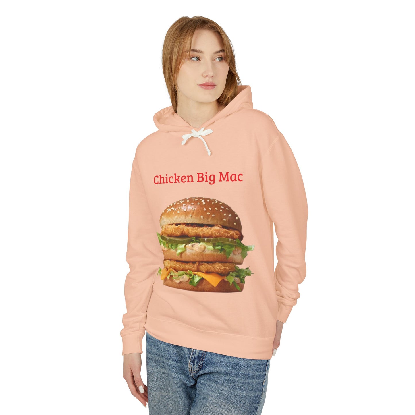 Chicken Big Mac Unisex Hooded Hoodie Sweatshirt