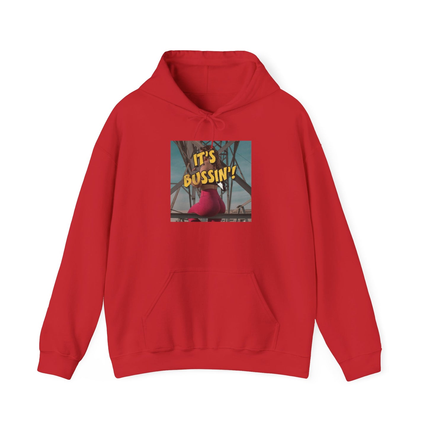IT'S BUSSIN BOOTY Unisex Heavy Blend™ Hooded Sweatshirt