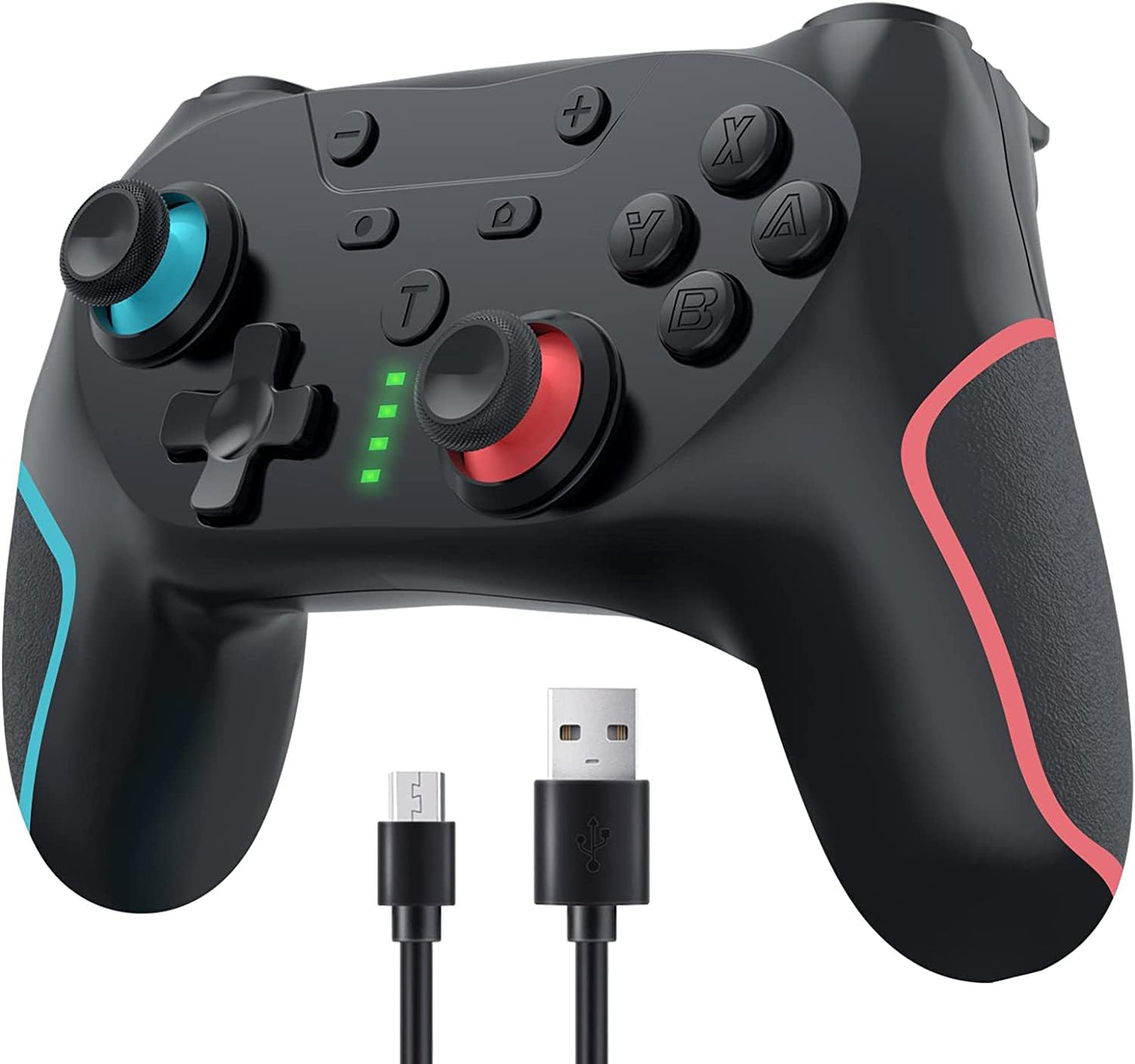 Switch Pro Controller, Wireless Pro Controller for Switch/Switch Lite/Switch OLED, Switch Controller with 2 Back Buttons, 3-Level TURBO Adjustable (Pink)