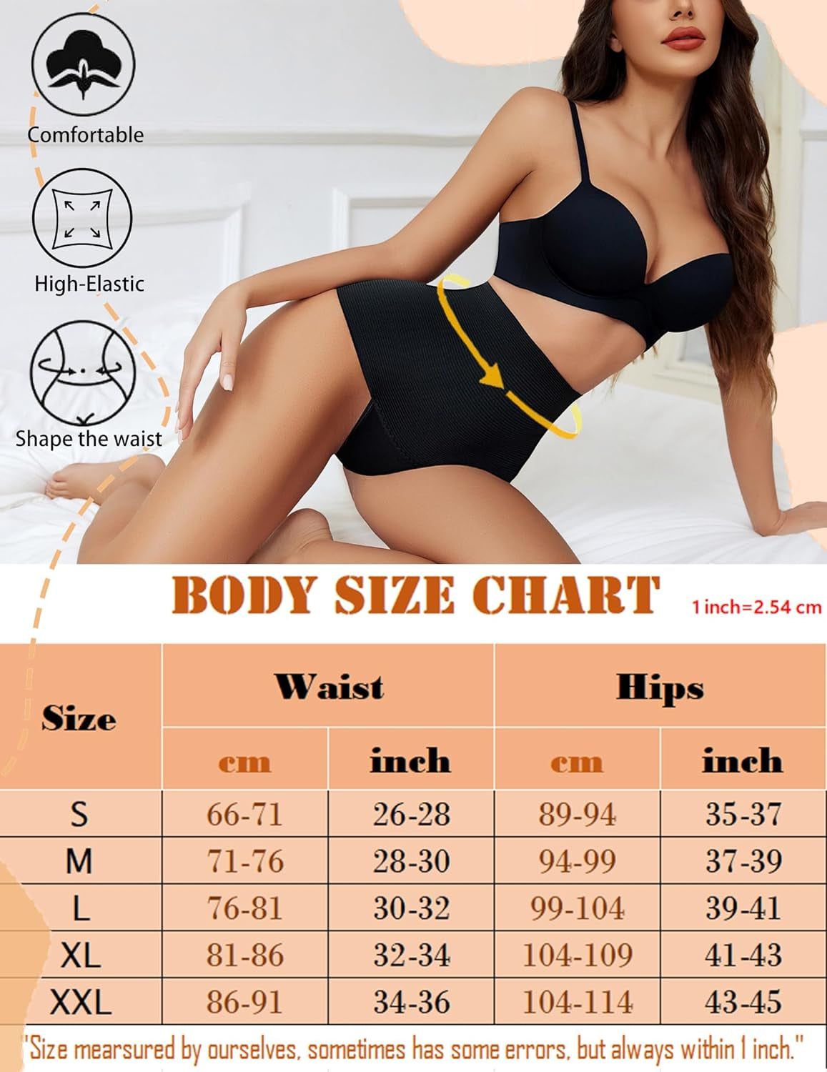 Women'S Shapewear Tummy Control Thong Mid Waist Lightweight Shaping Underwear Panty Girdle Body Shaper Brief