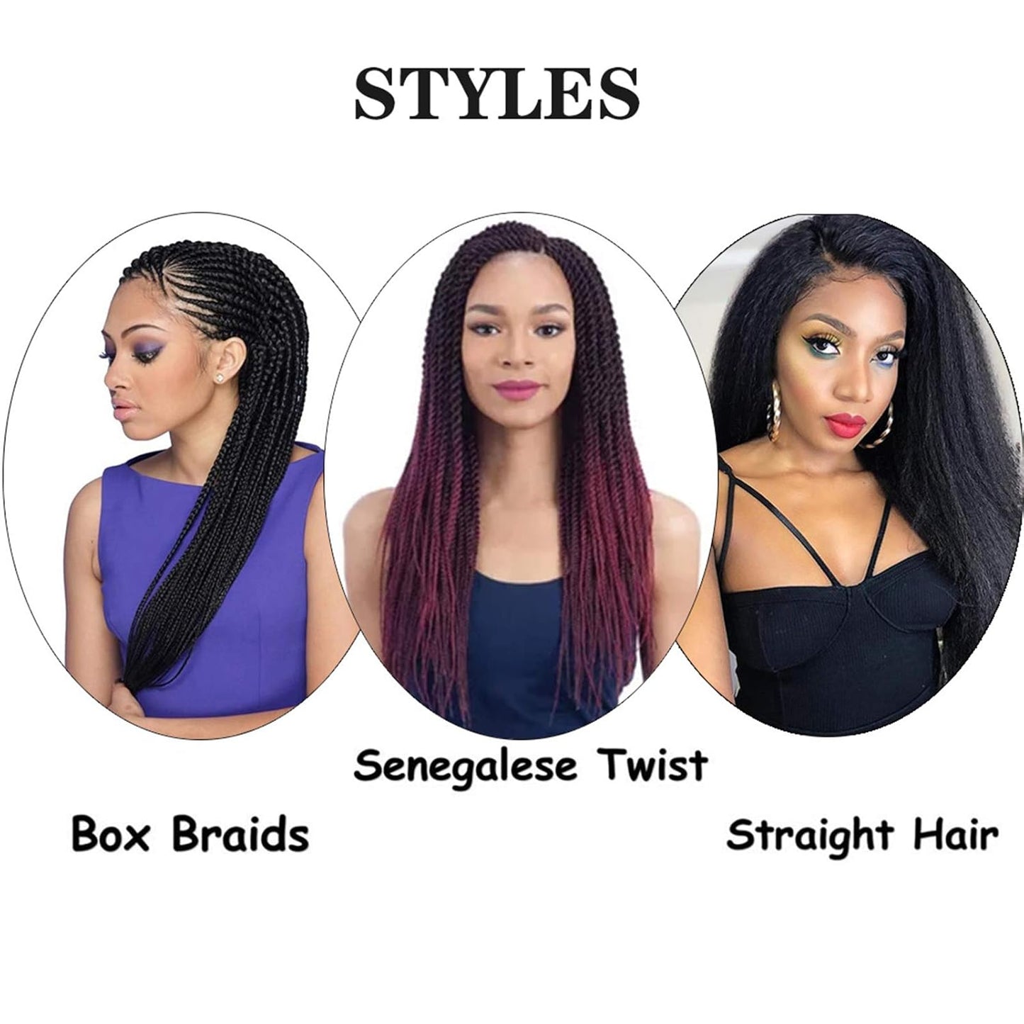 Pre Stretched Braiding Hair Ombre 30 Inch 8 Packs Synthetic Crochet Braids Hot Water Setting Professional Soft Yaki Texture Synthetic Hair Extensions(1B/30)