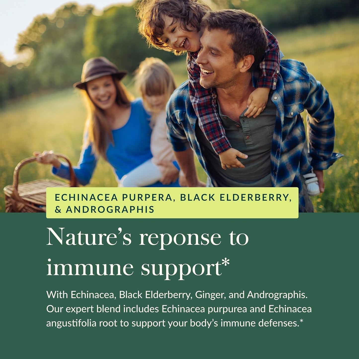 Quick Defense - Fast-Acting Immune Support Supplement for Use at Onset of Symptoms - with Echinacea, Black Elderberry, Ginger & Andrographis - 80 Vegan Liquid Phyto-Capsules (8-Day Supply) TLBH