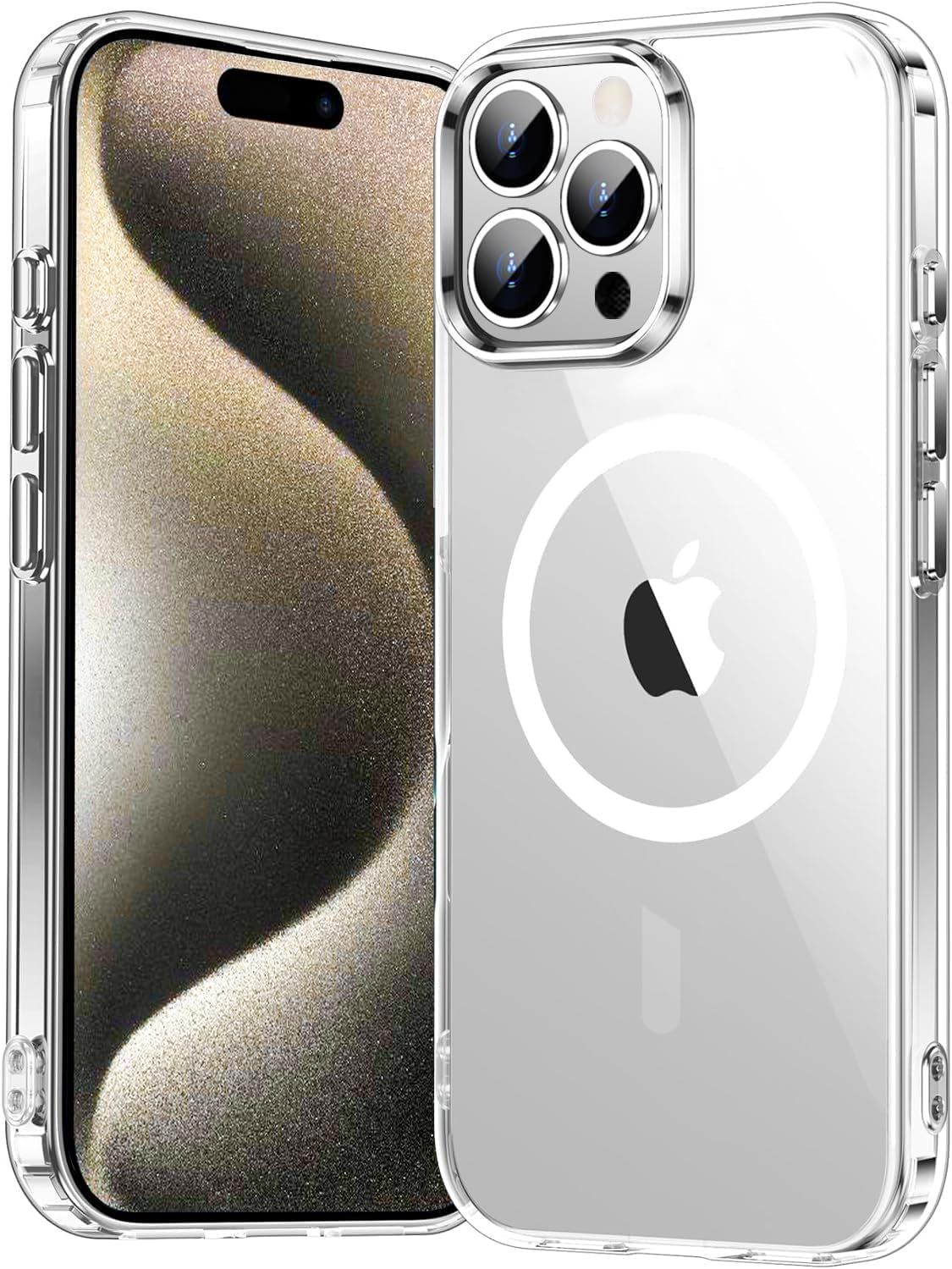 for Iphone 16E Case, [Compatible with Magsafe][Anti-Yellowing][Military-Grade Protection] Shockproof Slim Magnetic Phone Sleeve for Iphone 16E 6.1'', Clear