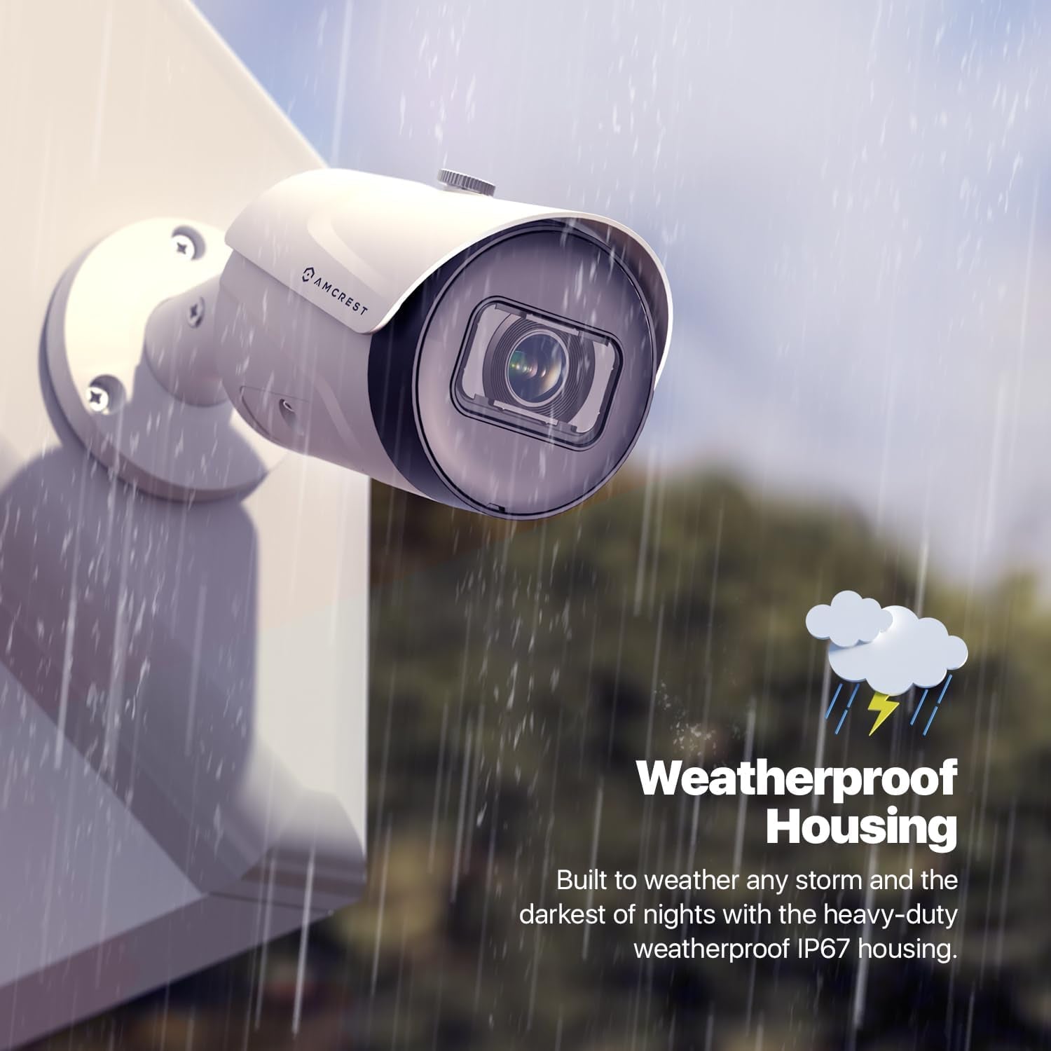 4K (8MP) IP POE Camera, Ultrahd Outdoor Bullet, 3840X2160, 98Ft Nightvision, 125° FOV, IP67, Microsd (256GB), Human & Vehicle Detection, Tripwire & Intrusion, (IP8M-2496EW-AI-V3) TRUCK DRIVER