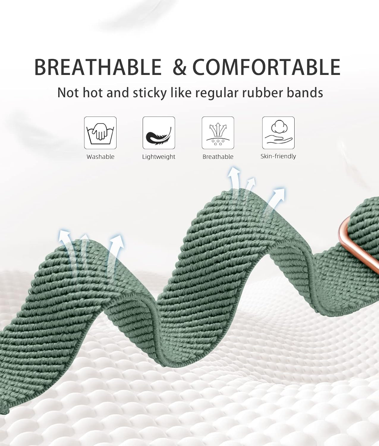 Stretchy Band Compatible with Apple Watch Bands 40Mm 41Mm 38Mm Womens, Cute Thin Elastic Nylon Braided Comfortable Replacement Slim Wristbands for Iwatch SE Series 8 7 6 5 4 3 2 1, (Package B)