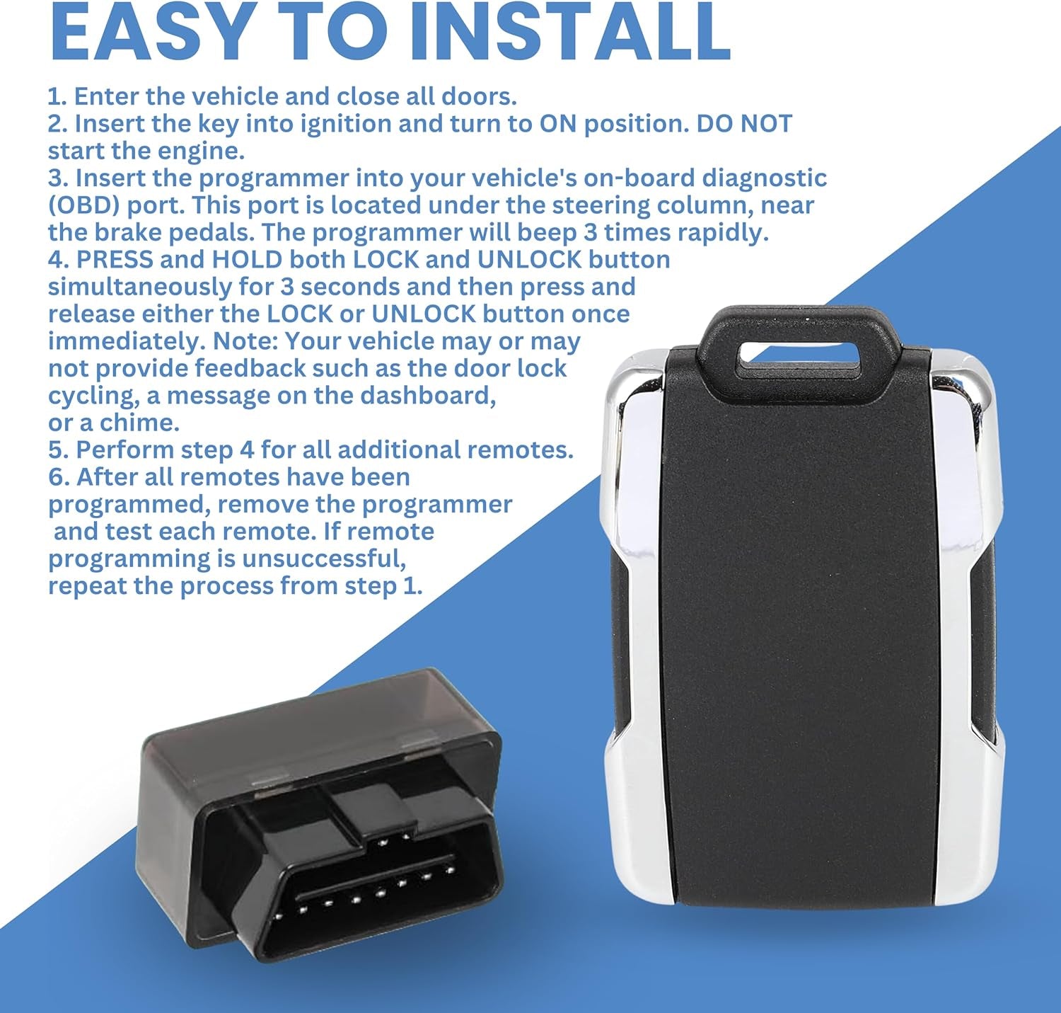 DIY Key Fob Replacement Keyless Compatible for Chevy for GMC Sierra Chevrolet Silverado 1500 2500 3500 2014-2020 GMC Canyon Chevy Colorado 2015-2021 M3N32337100