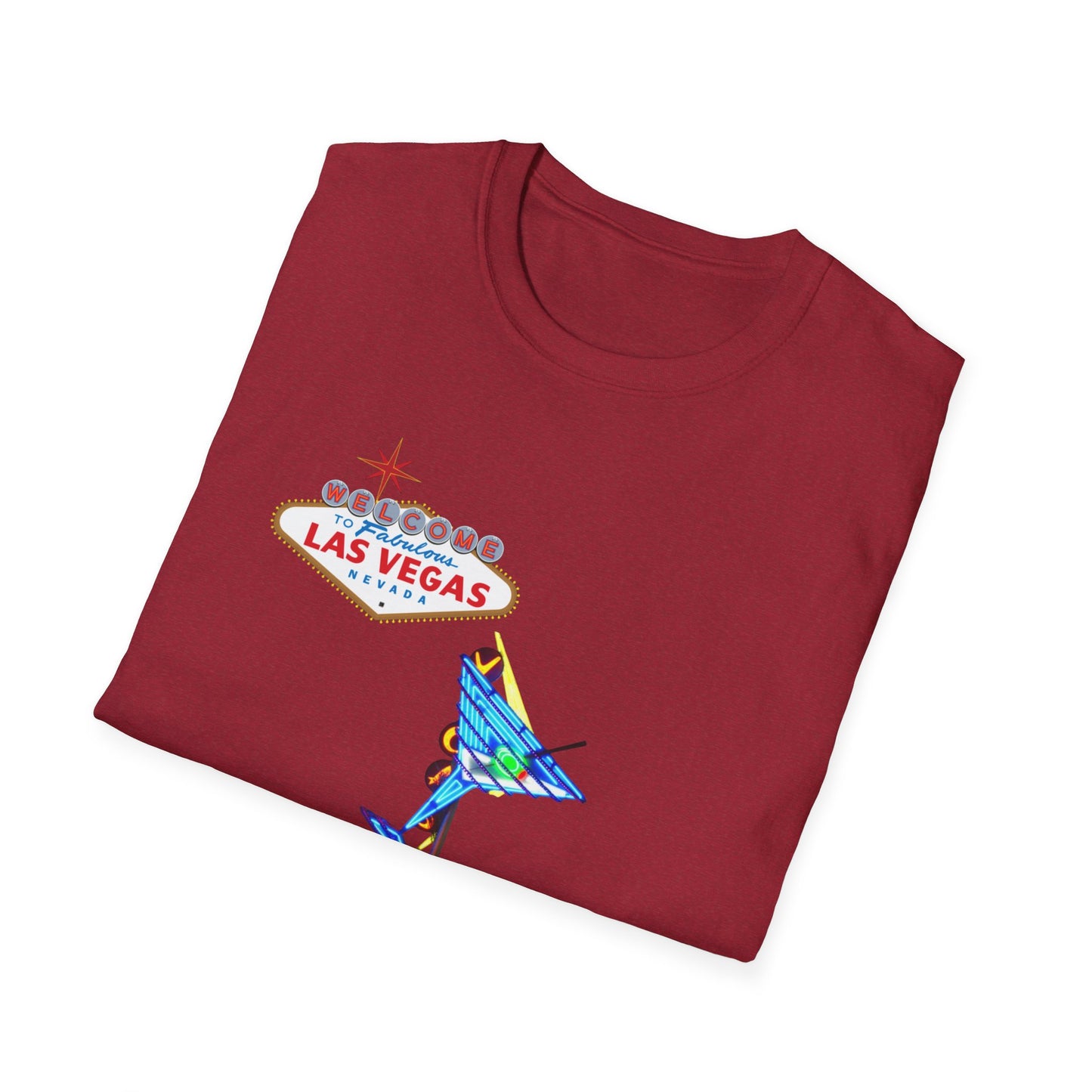 RETRO LAS VEGAS Fremont East Entertainment District Unisex Softstyle T-Shirt