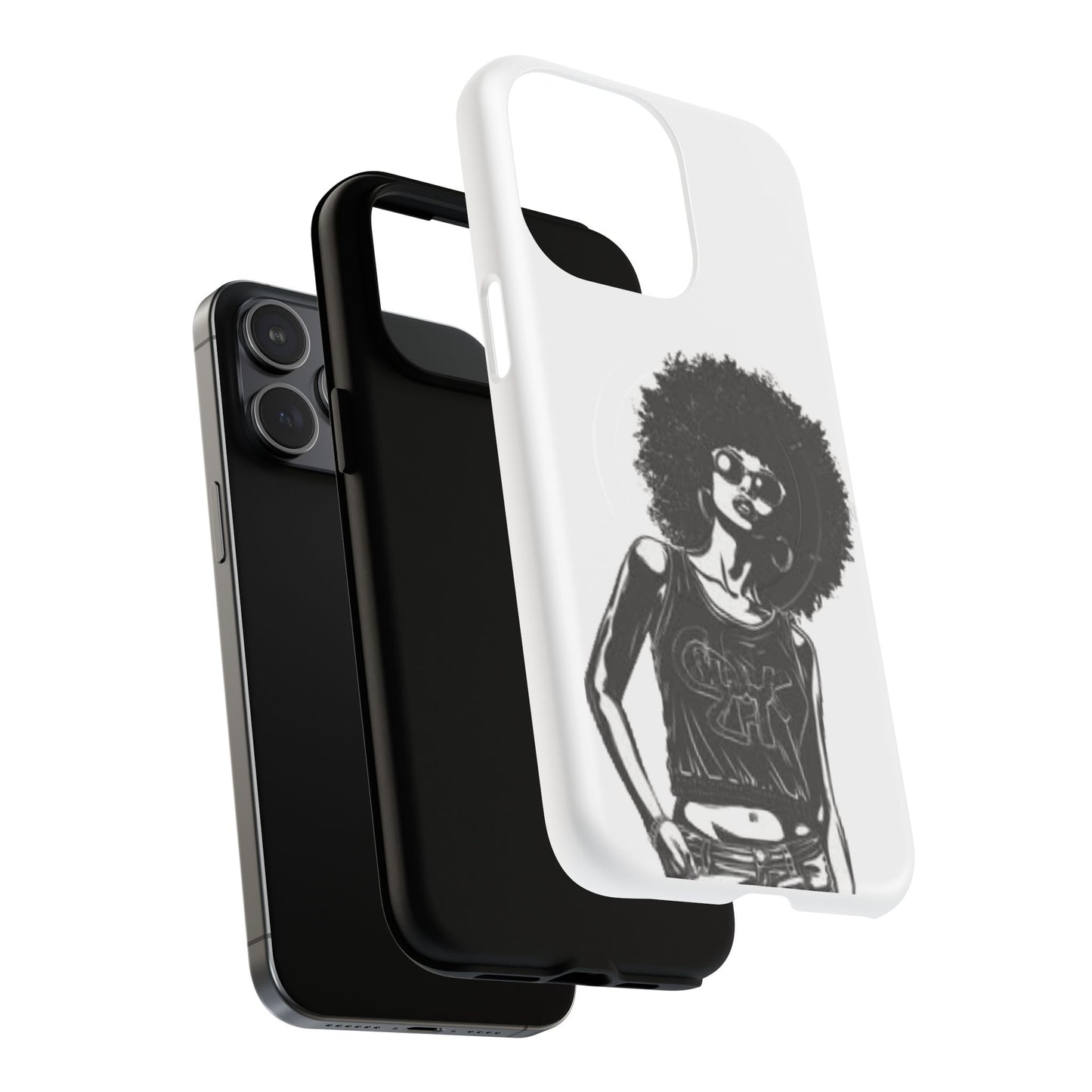 Afro Hip Hop Chic Tough Magnetic Cases
