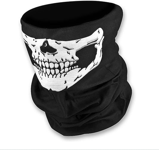 Halloween Skull Skeleton Mask Day of the Dead Skull Bandana Mask for Cosplay Masquerade Costume Party