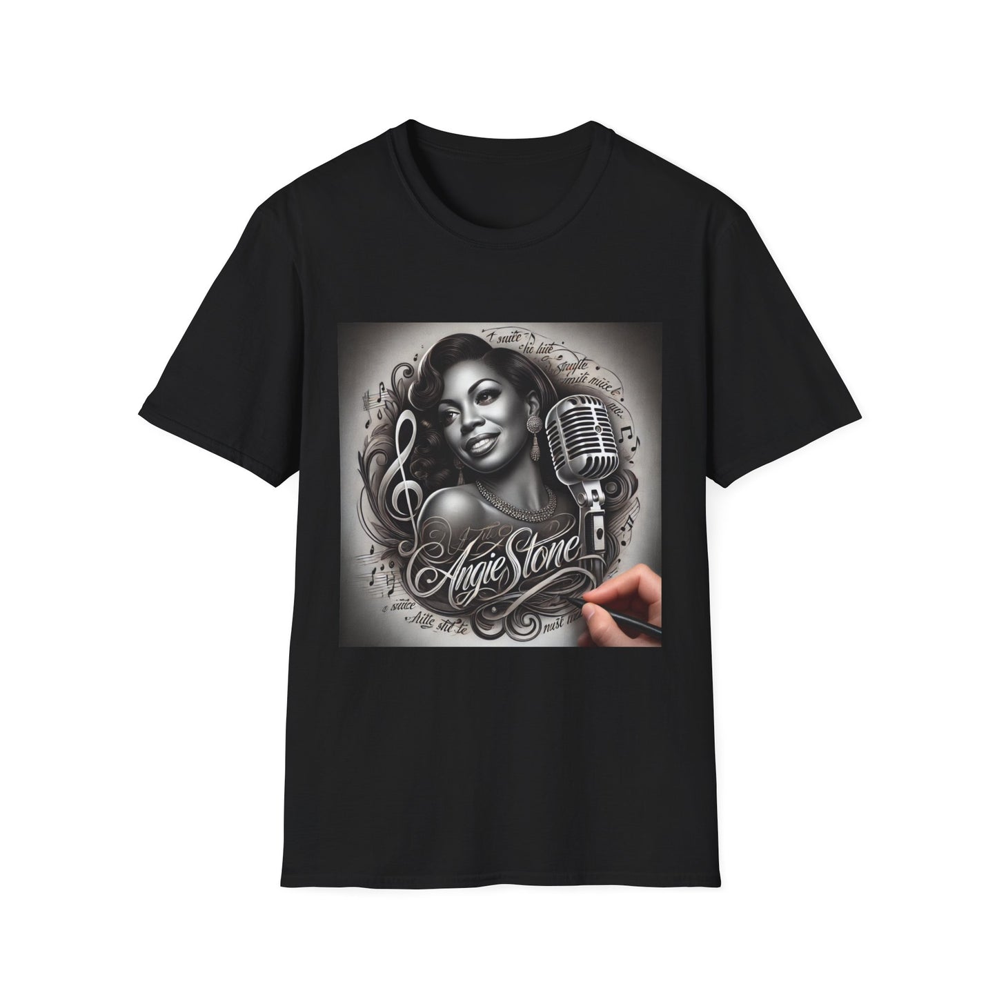 Angie Stone Music Tribute Unisex Softstyle T-Shirt