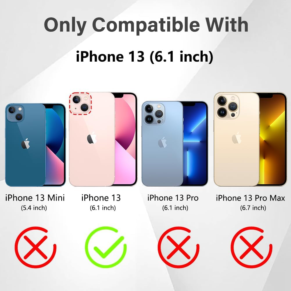 Compatible with Iphone 13 Case,Compatible with Magsafe Love Heart Plating Camera Protection Clear Phone Case, Magnetic Glitter for Women Girls Shockproof Back Bumper 6.1"-Gold