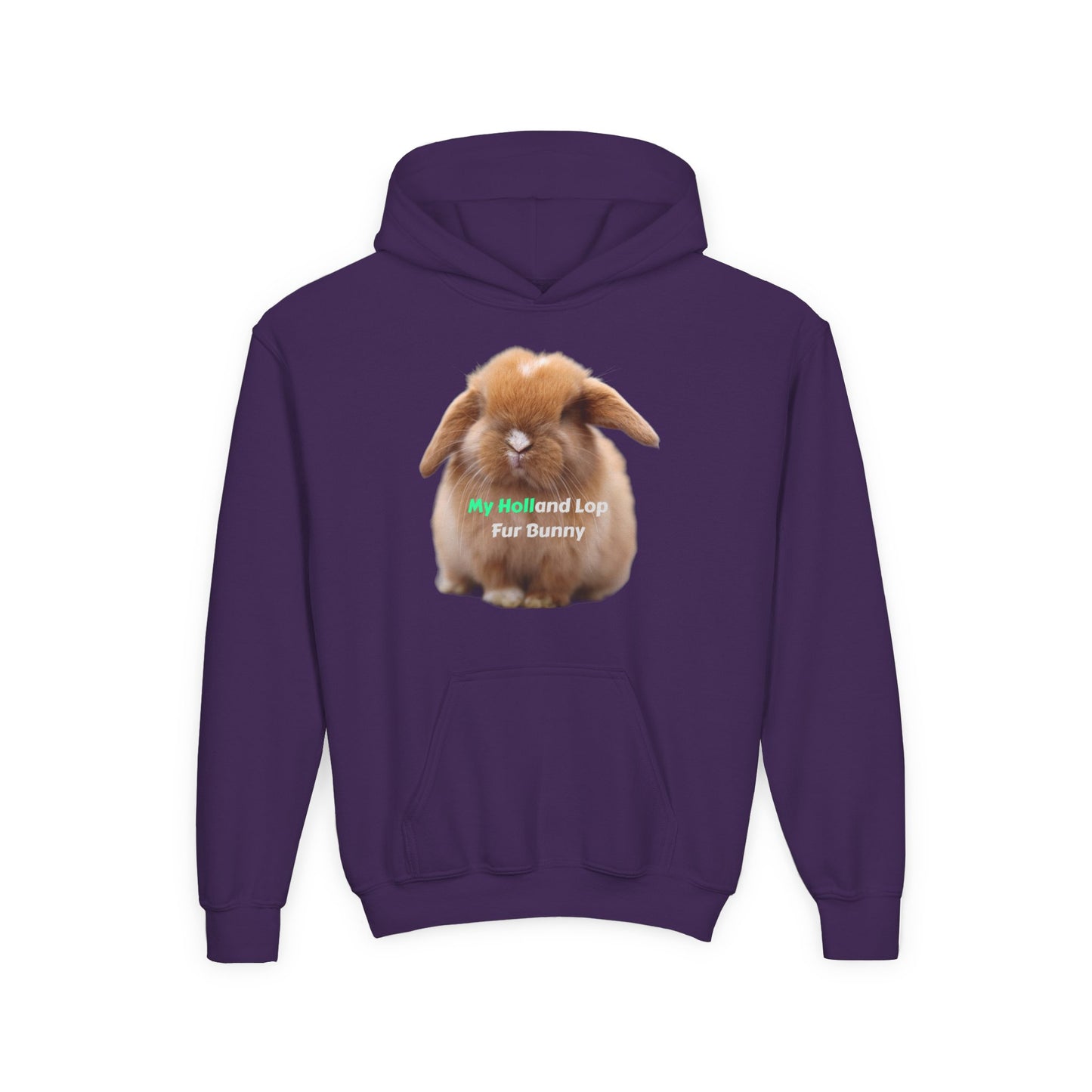 Holland Lop Youth Heavy Blend Hooded Sweatshirt