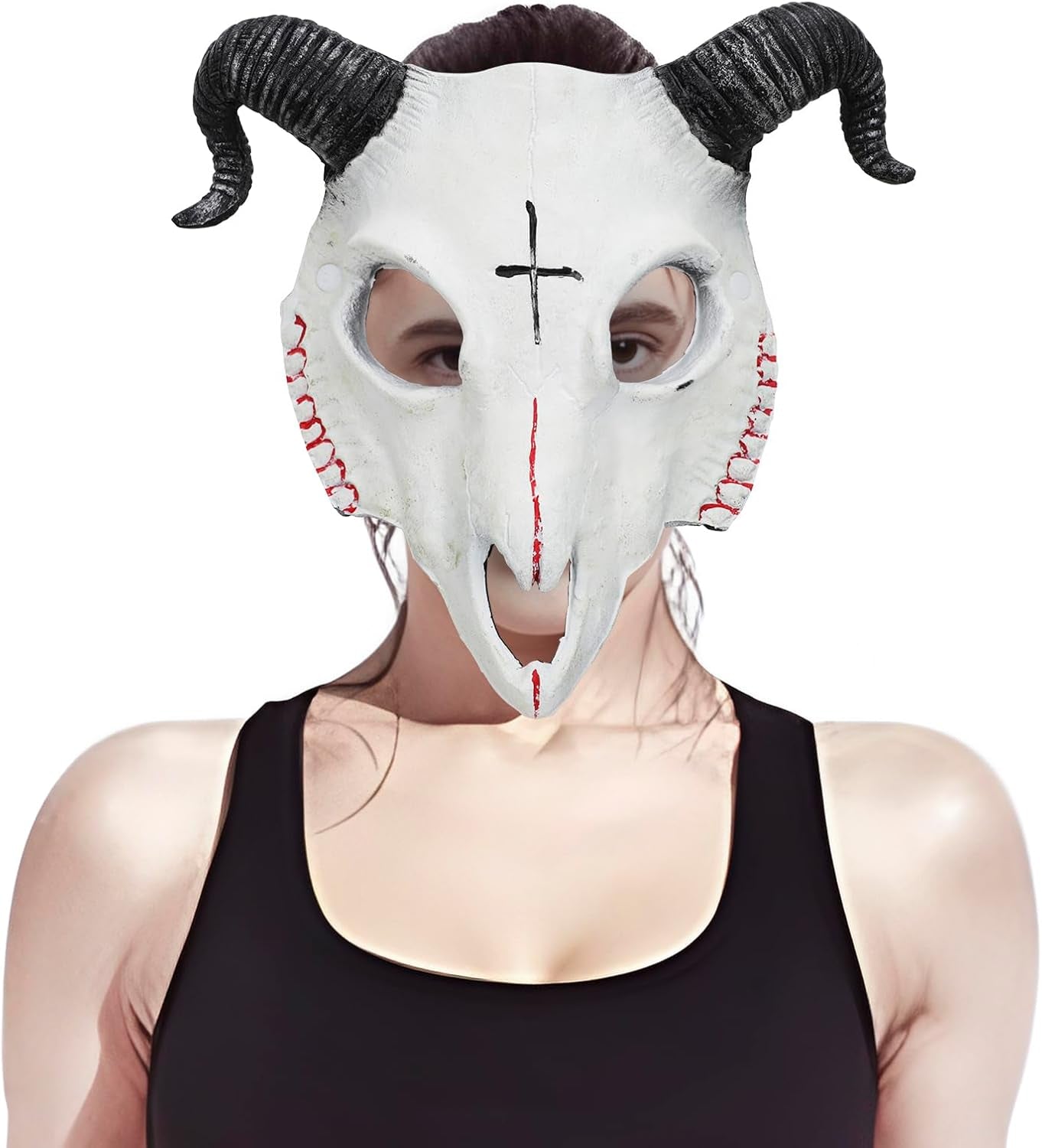 Mask Halloween Fox Mask Cosplay Costume Half Face Animal Furry Party Christmas Eye Cat Masks Easter Half-Face Masks