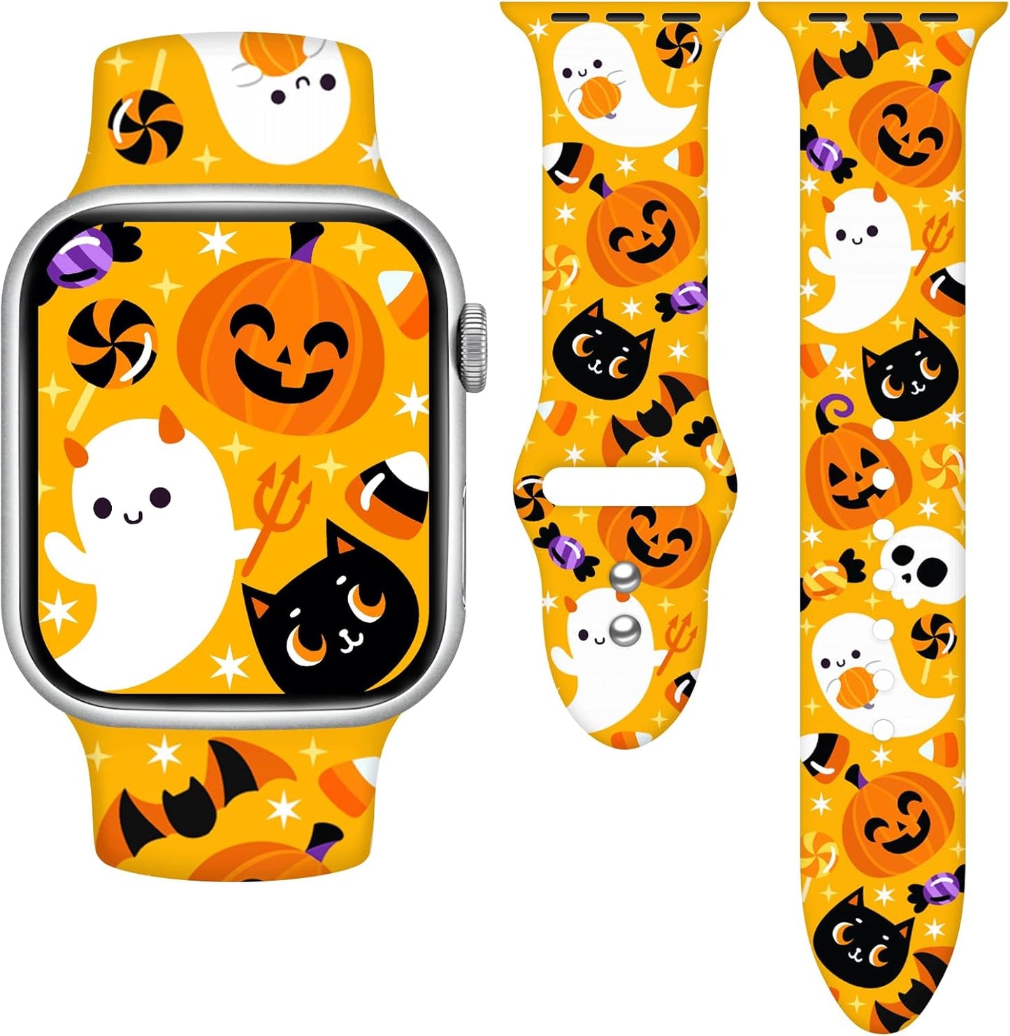 Holidays Watch Band Compatible with Apple Watch Series 10 9 8 7 6 5 4 3 Ultra SE for Women Men, Strap Replacement for Iwatch 38Mm 40Mm 41Mm 42Mm 44Mm 45Mm 46Mm 49Mm