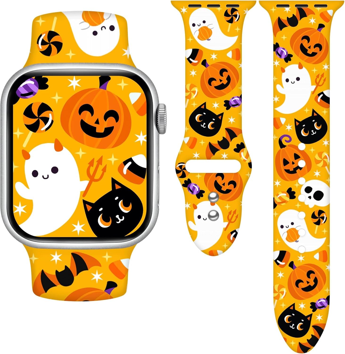 Holidays Watch Band Compatible with Apple Watch Series 10 9 8 7 6 5 4 3 Ultra SE for Women Men, Strap Replacement for Iwatch 38Mm 40Mm 41Mm 42Mm 44Mm 45Mm 46Mm 49Mm